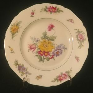 Black Knight Porcelain Plate Registered USA Hohenberg Bavaria Firenze Copyrigh